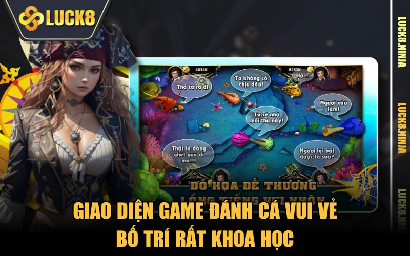 Đánh Cá Vui Vẻ - Review Chi Tiết Game Đổi Thưởng Siêu Thú Vị 2 Giao diện game Đánh Cá Vui Vẻ bố trí rất khoa học