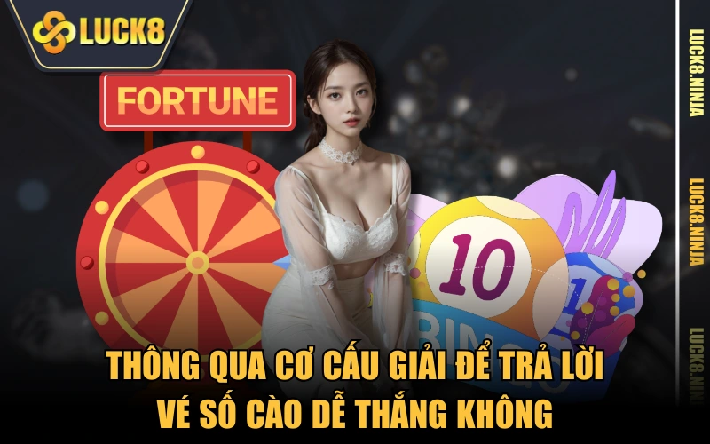 Vé Số Cào Dễ Thắng Không? Sơ Lược Cách Chơi, Cơ Cấu Thưởng 3 Thông qua cơ cấu giải để trả lời vé số cào dễ thắng không